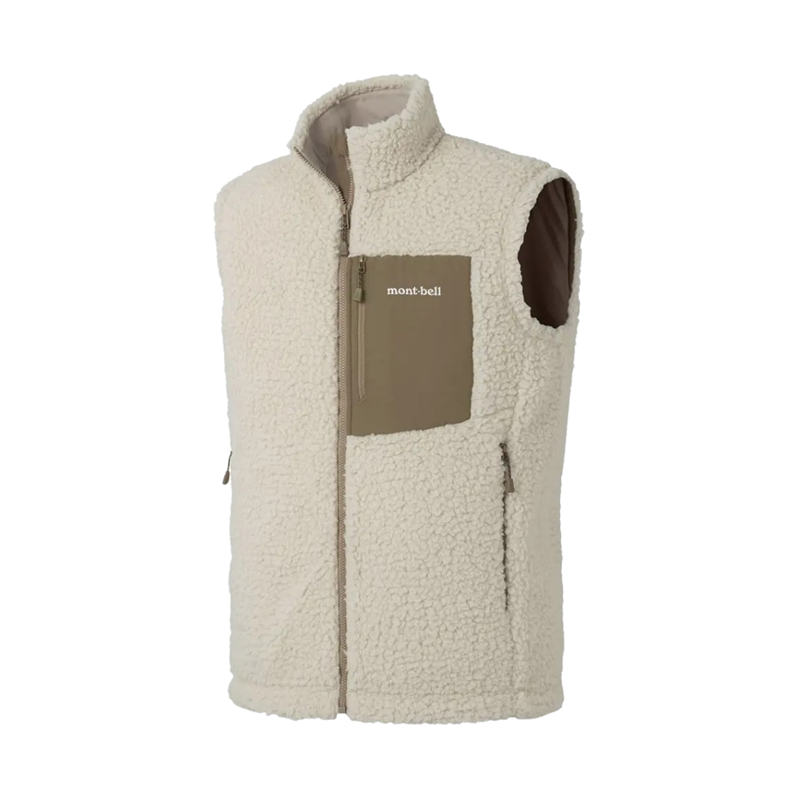 1106748 Montbell Climaplus Shearling Vest Ivory