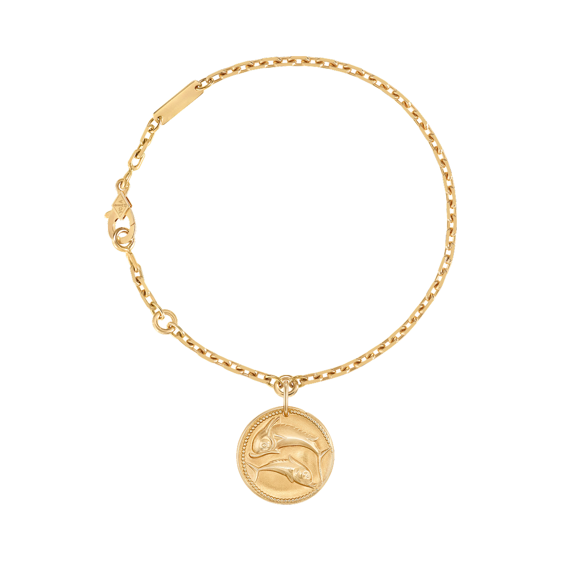 VCARPNIF00 Van Cleef & Arpels Zodiaque Bracelet Piscium Pisces 18K Yellow Gold