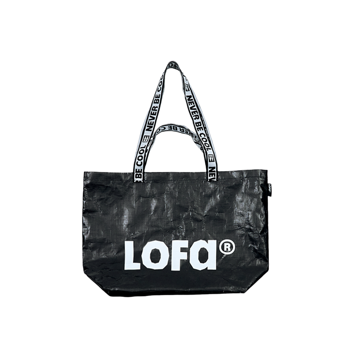 [3% 적립] 로파서울 LOFA ORIGINAL 블랙 타포린 토트백([3% 적립] LOFA SEOUL LOFA ORIGINAL Black Tarpaulin Tote Bag)