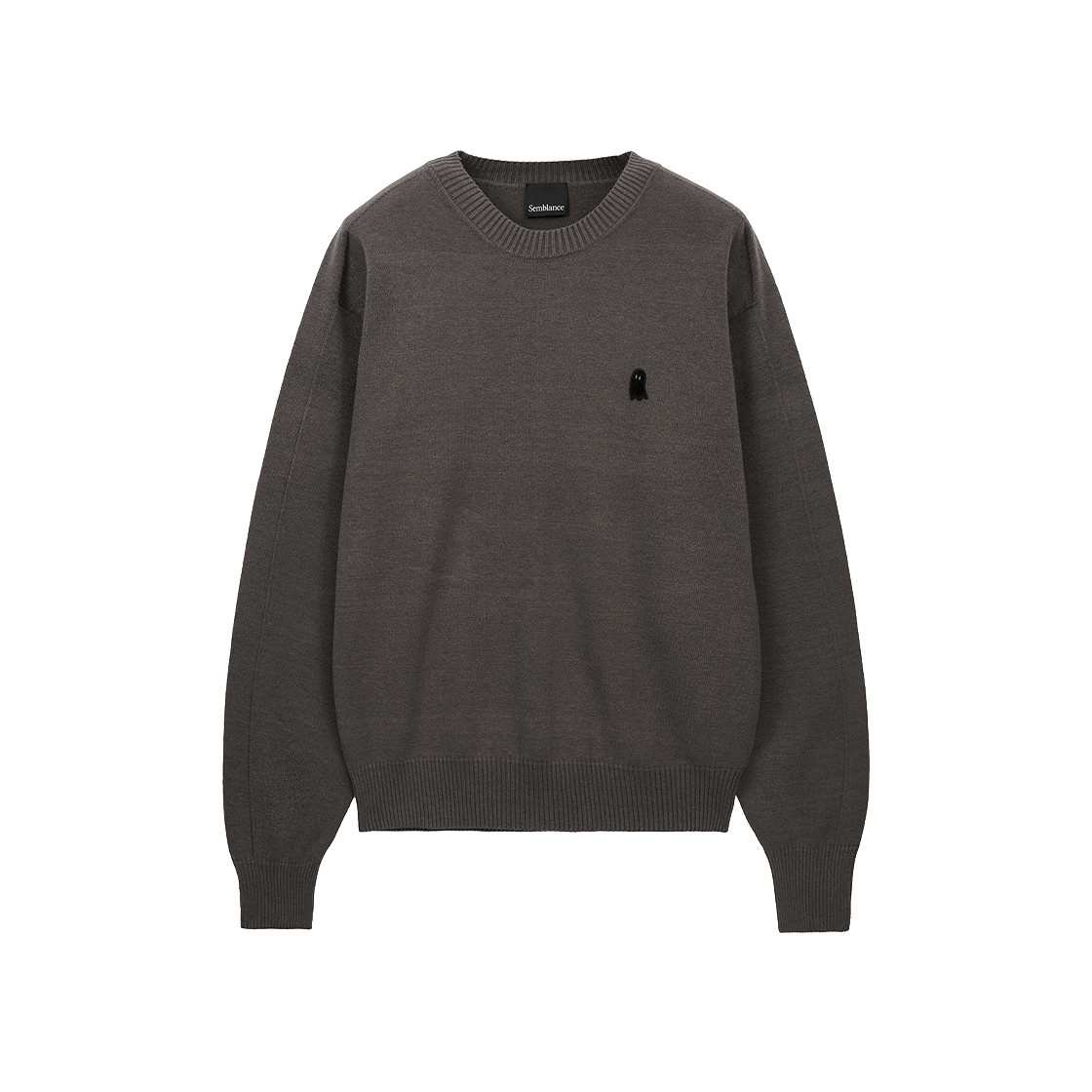 지오송지오 셈블런스 홀가먼트 크루넥 니트 애쉬브라운 ZI2KT806AW