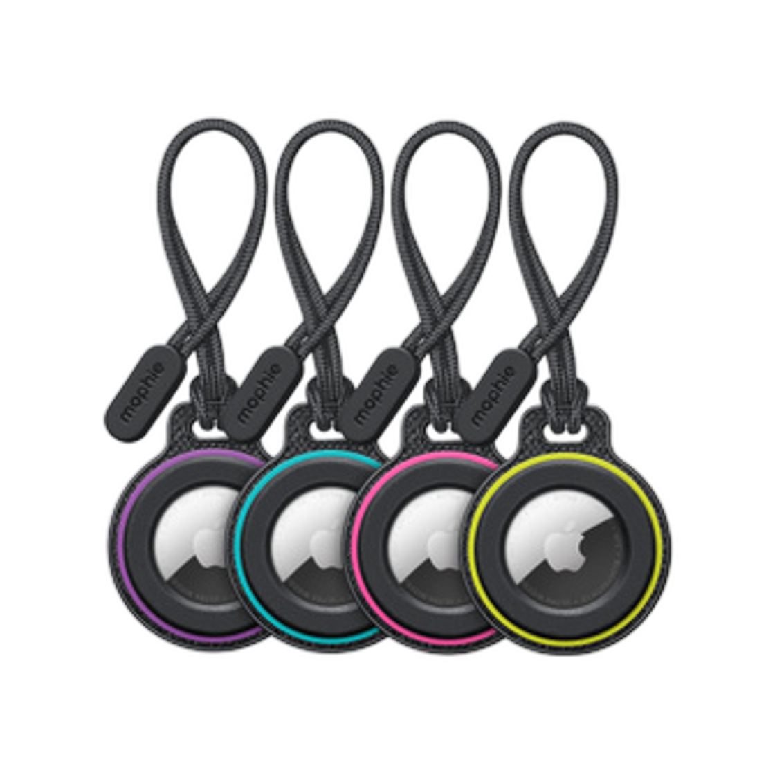 애플 모피 루프 에어태그 케이스 4개 팩 블랙(Apple Mophie Loop AirTag Case 4 Pack Black) - 1