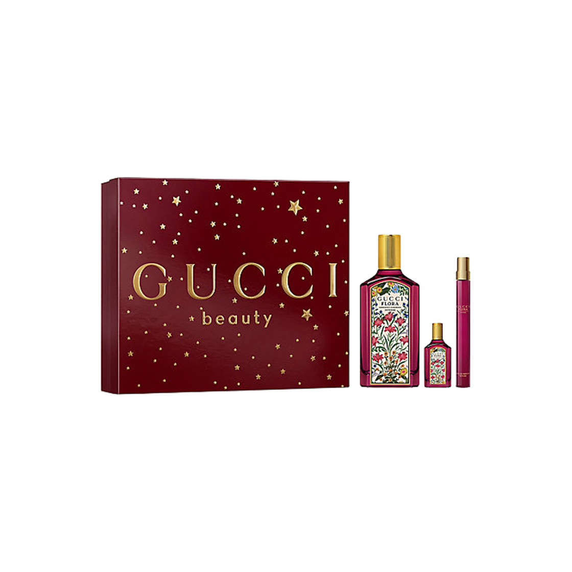 - Gucci Flora Gorgeous Gardenia Eau de Parfum Intense Gift Set 100ml+10ml+5ml