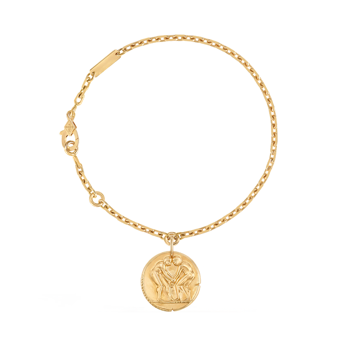 반 클리프 & 아펠 조디악 브레이슬릿 쌍둥이자리 제미니 18K 옐로우 골드(Van Cleef & Arpels Zodiaque Bracelet Geminorum Gemini 18K Yellow Gold) - 1