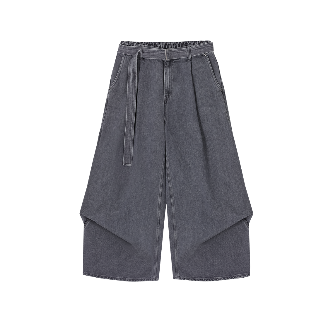 송지오 컬렉션 바이어스 드레이프 데님 그레이(SONGZIO COLLECTION Bias Drape Denim Grey)