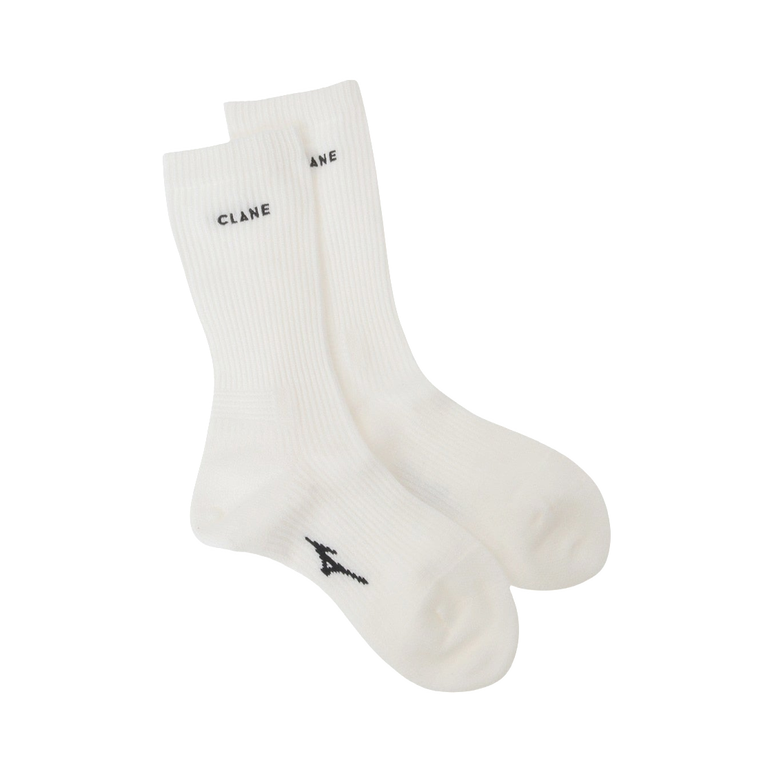 B2JXCS70 Mizuno x Clane Logo Socks White