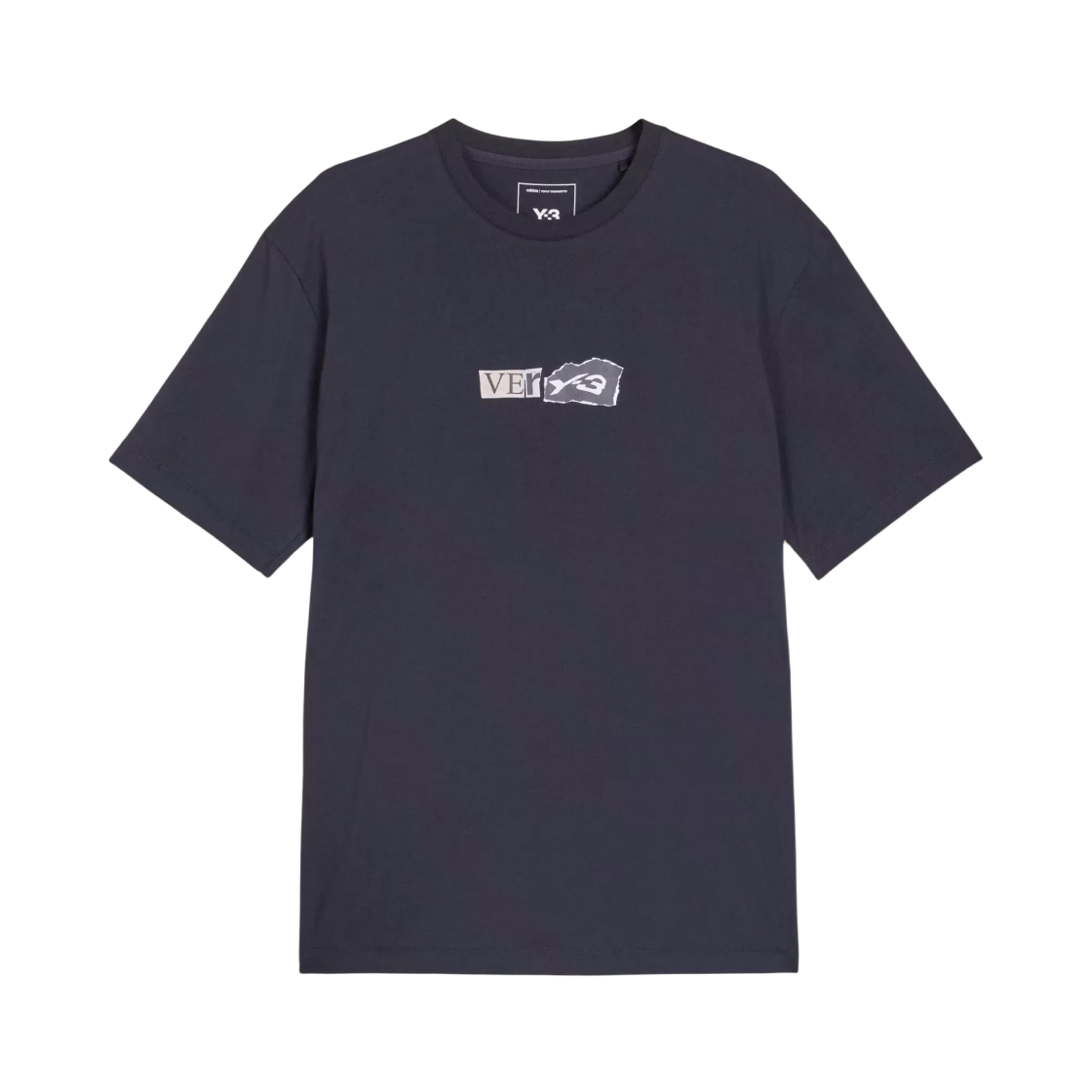 KQ9750 Y-3 x Yohji Yamamoto Gfx Short Sleeve T-Shirt Black