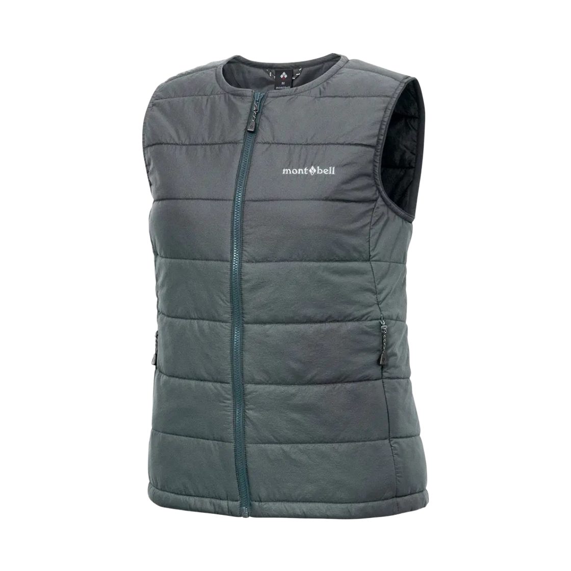 1101693 (W) Montbell U.L. Thermawrap Round Neck Vest Gray