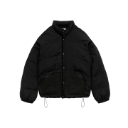 Polyteru Micro Snap Puff Jacket Black