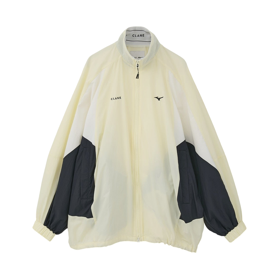 B2JECS70 (W) Mizuno x Clane Water Repellent Track Jacket Ivory