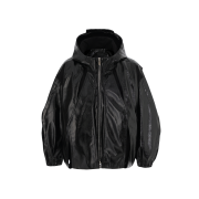 SONGZIO COLLECTION Polyptych Hood Jacket Black