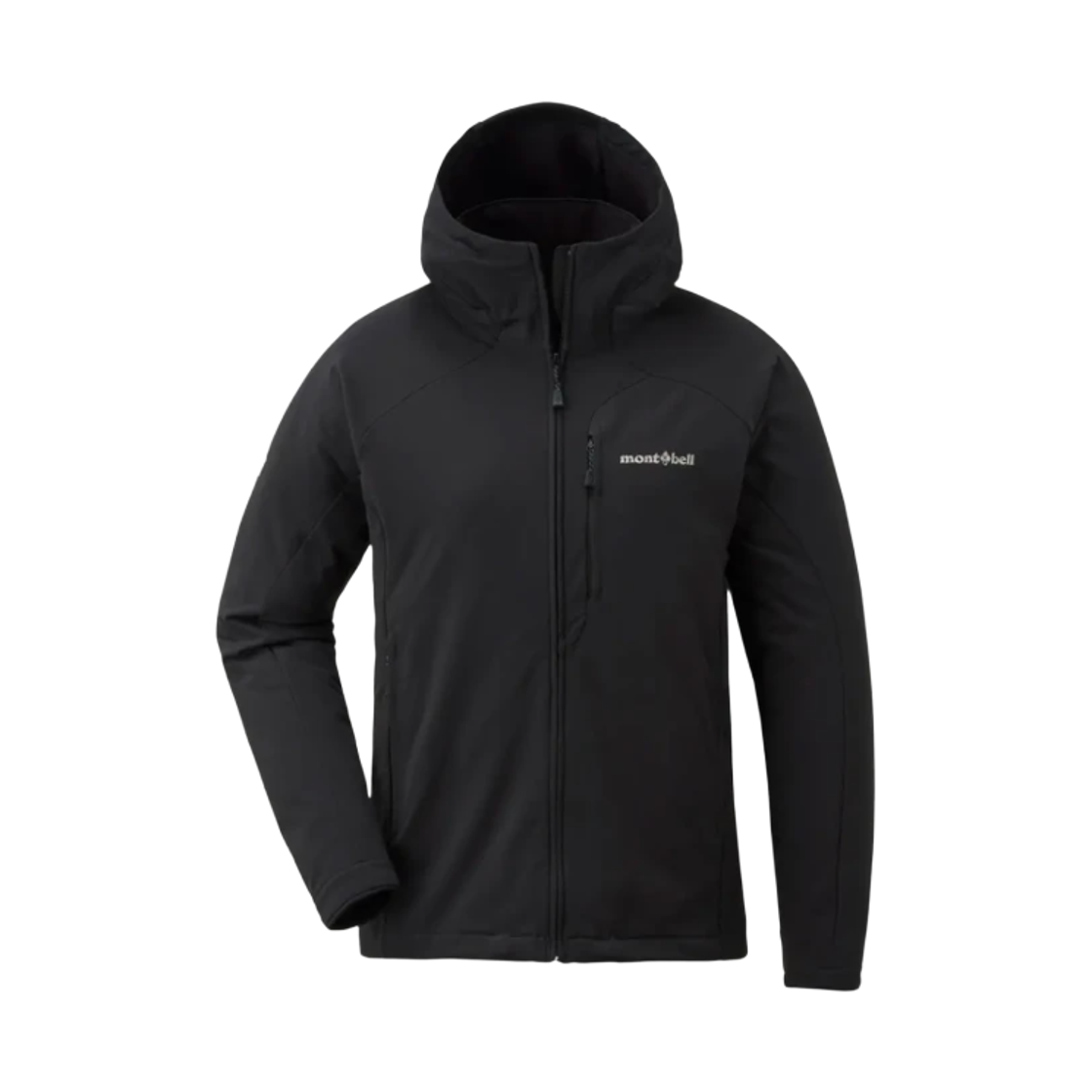 1106709 (W) Montbell Climapro 200 Hooded Jacket Black