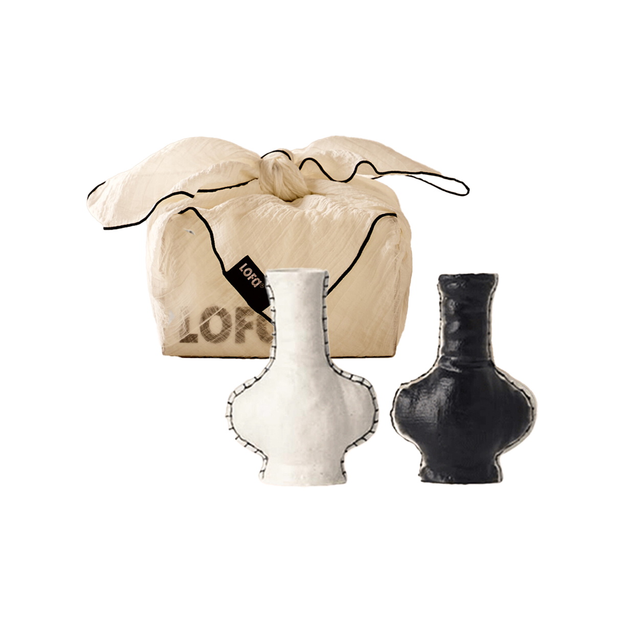 [3% 적립] 로파서울 정소혜작가 스티치 화병 (2 types)([3% 적립] LOFA SEOUL Jeong Sohye Stitch Vase (2 Types))