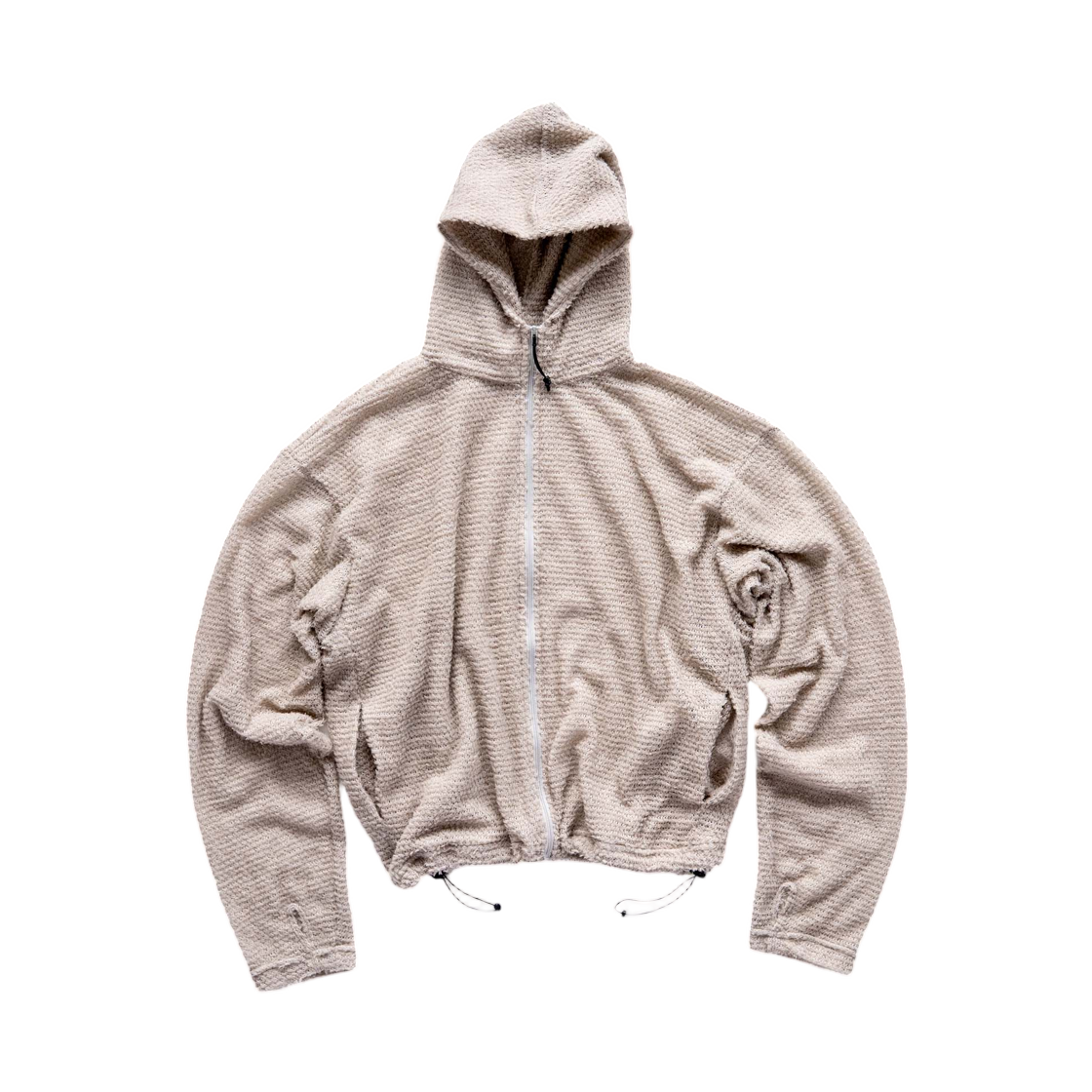 노다 x 누어 쉐그 집 후드 문 락(Norda x Gnuhr Shag Zip Hoodie Moon Rock)