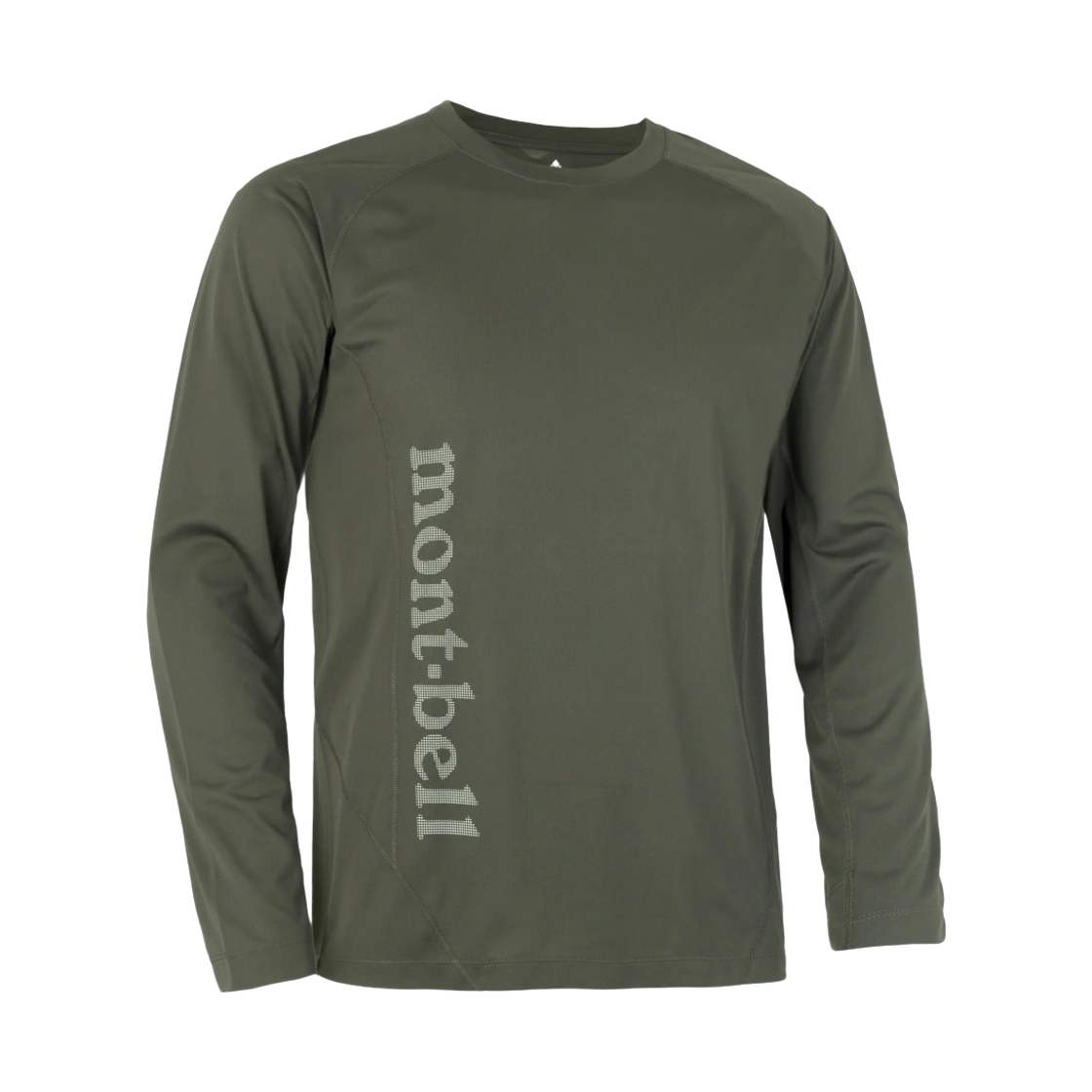 1114837 Montbell Cool Light Long Sleeve T-Shirt Dark Gray