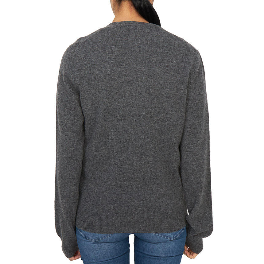 [15% 쿠폰] 플레이 꼼데가르송 더블 하트 가디건 그레이([15% 쿠폰] Play Comme des Garcons Double Heart Cardigan Grey) - 5
