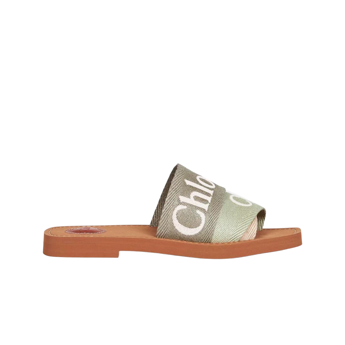 CHC23U188EF3D6 (W) Chloe Woody Mule Green
