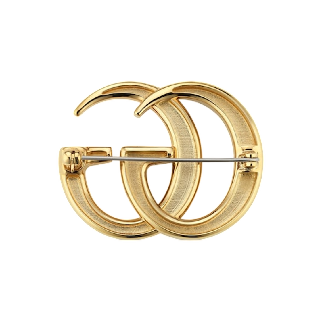 (W) 구찌 GG 마몽 브로치 골드((W) Gucci GG Marmont Brooch Gold) - 2
