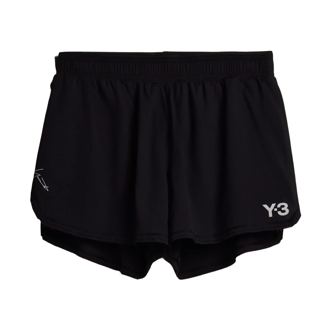 Y-3 x 요지 야마모토 M 런 쇼츠 RC 블랙(Y-3 x Yohji Yamamoto M Run Shorts Rc Black)