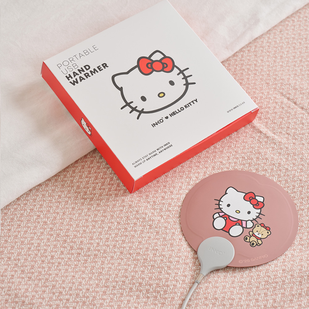 잉코 산리오 헬로키티 USB 휴대용 핫팩 손난로(INKO Sanrio Hello Kitty USB Portable Hand Warmer) - 5