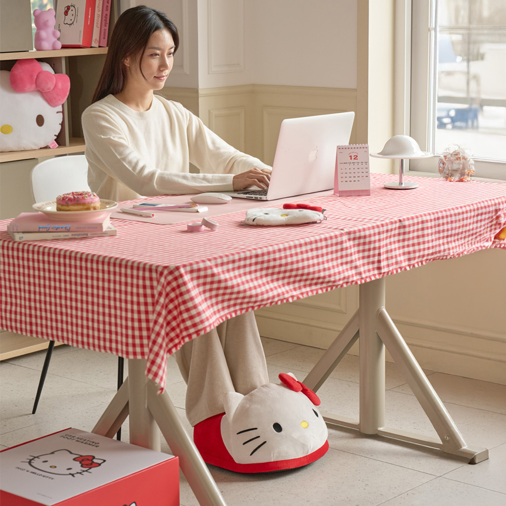 잉코 산리오 헬로키티 풋워머 USB 온열 발난로 찜질기(INKO Sanrio Hello Kitty USB Heated Foot Warmer) - 5
