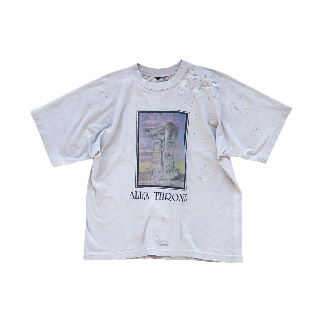 GNORDAPRINTEDTUBULART-U-WHITE Norda x Gnuhr Printed Tubular T Moon Rock