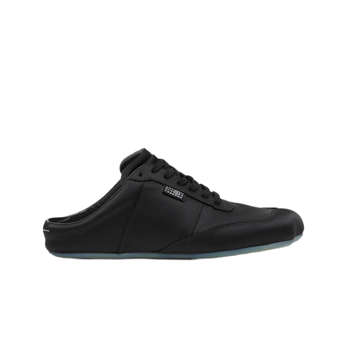 S59WS0246P7559T8013 (W) MM6 Maison Margiela Satin Factory Sneakers Black