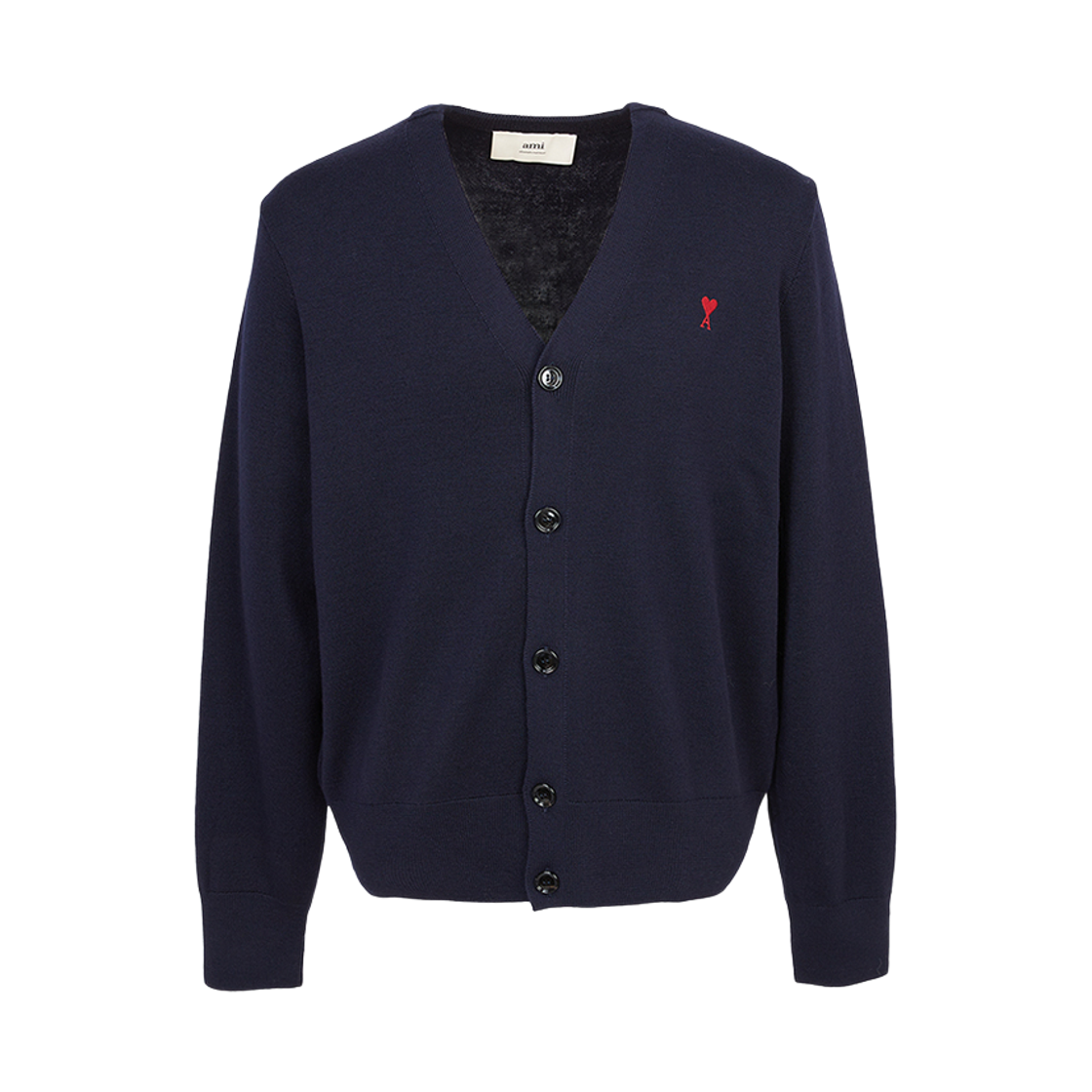 [17% 쿠폰] 아미 가디건 네이비([17% 쿠폰] AMI Cardigan Navy) - 2