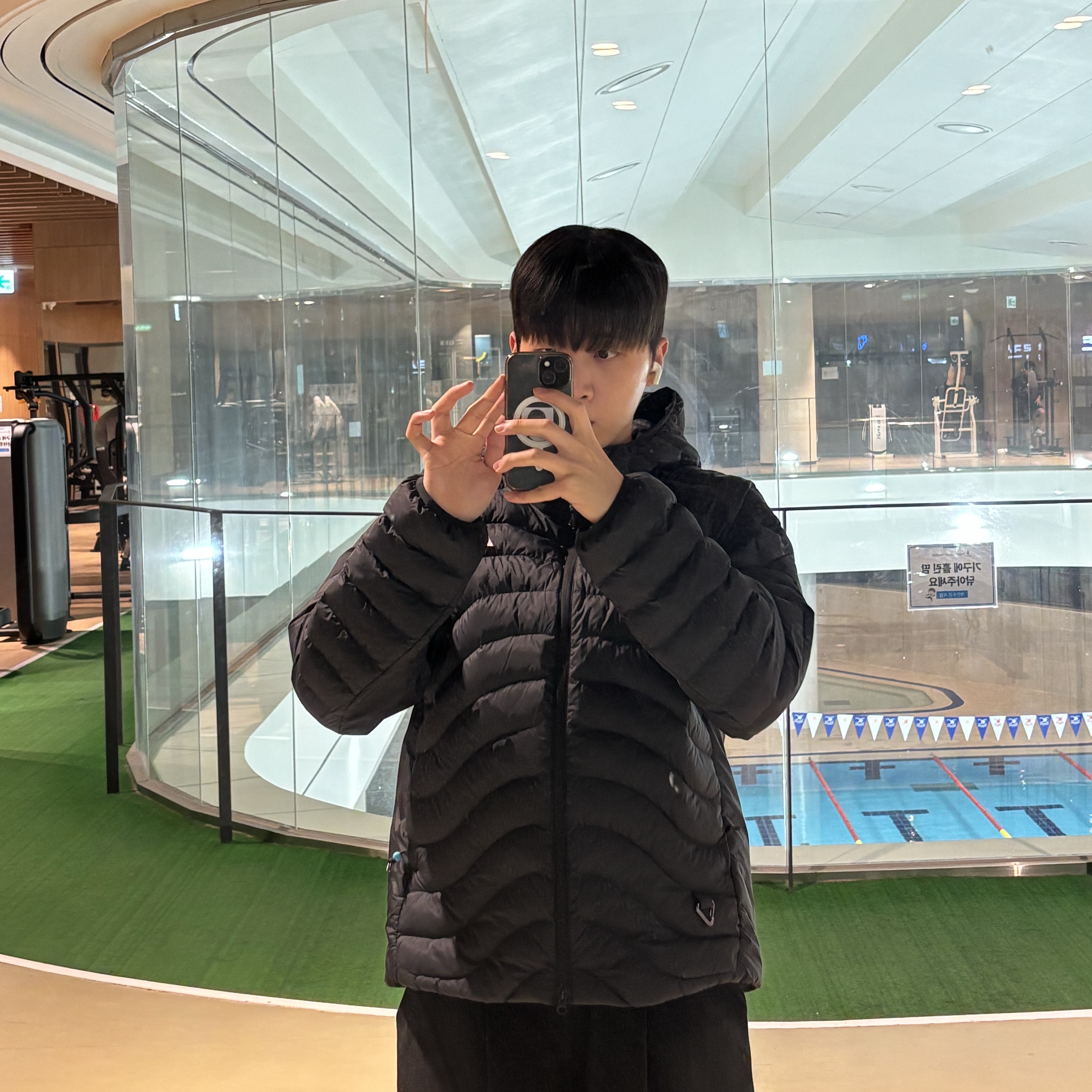 Nike ACG Lava Flow Therma-Fit ADV Jacket Black Summit White - Asia 착용 스타일