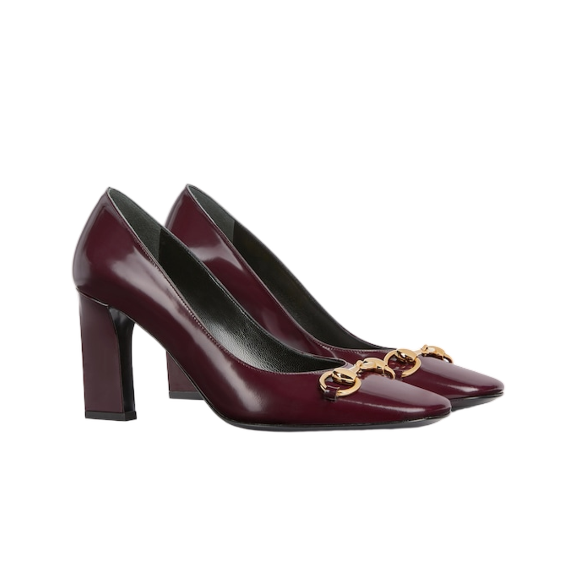 (W) 구찌 시뇨라 펌프 다크 버건디((W) Gucci Signora Pump Dark Burgundy) - 2