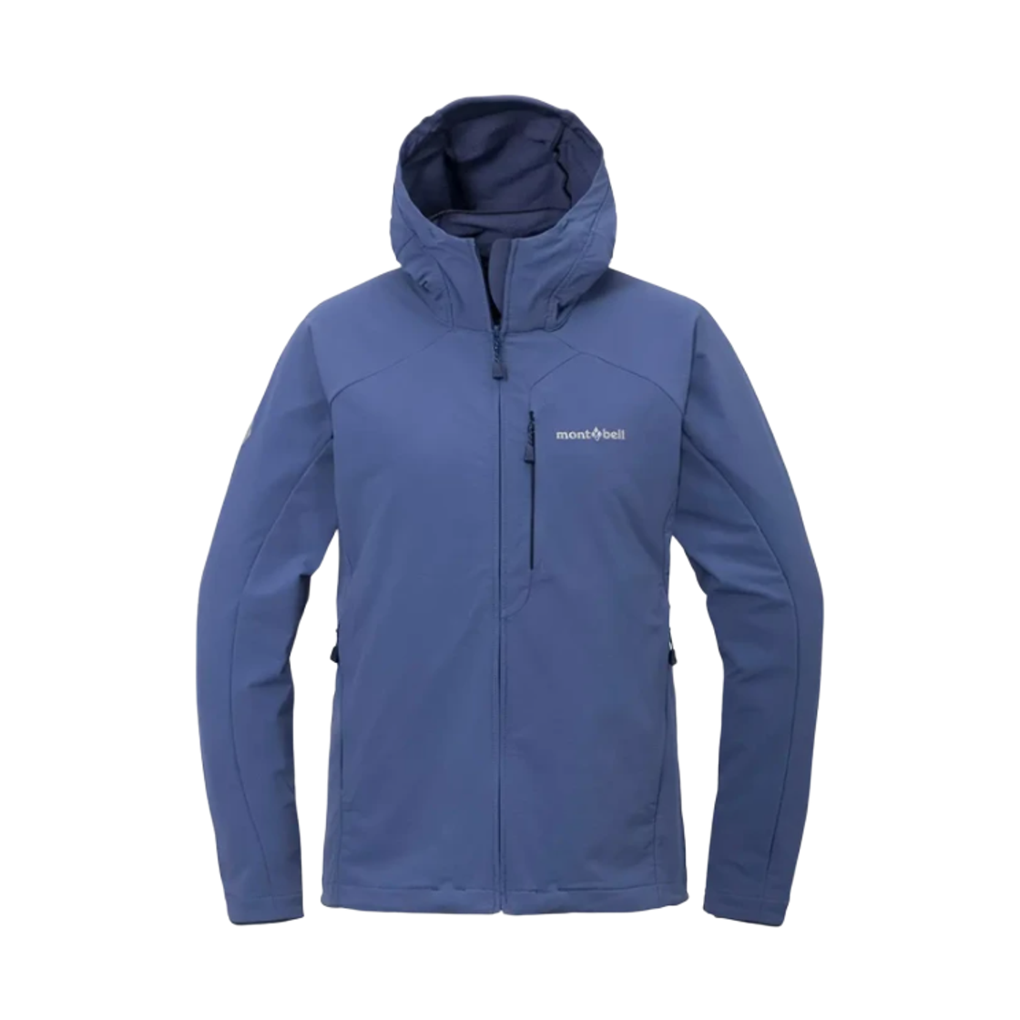 1106709 (W) Montbell Climapro 200 Hooded Jacket Blue
