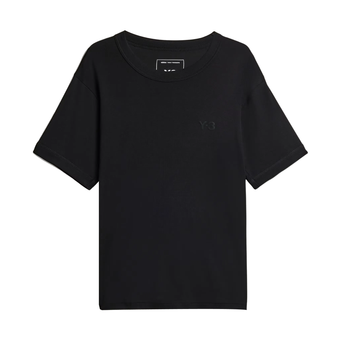 Y-3 x 요지 야마모토 슬림 숏슬리브 티셔츠 블랙(Y-3 x Yohji Yamamoto Slim Short Sleeve T-Shirt Black)