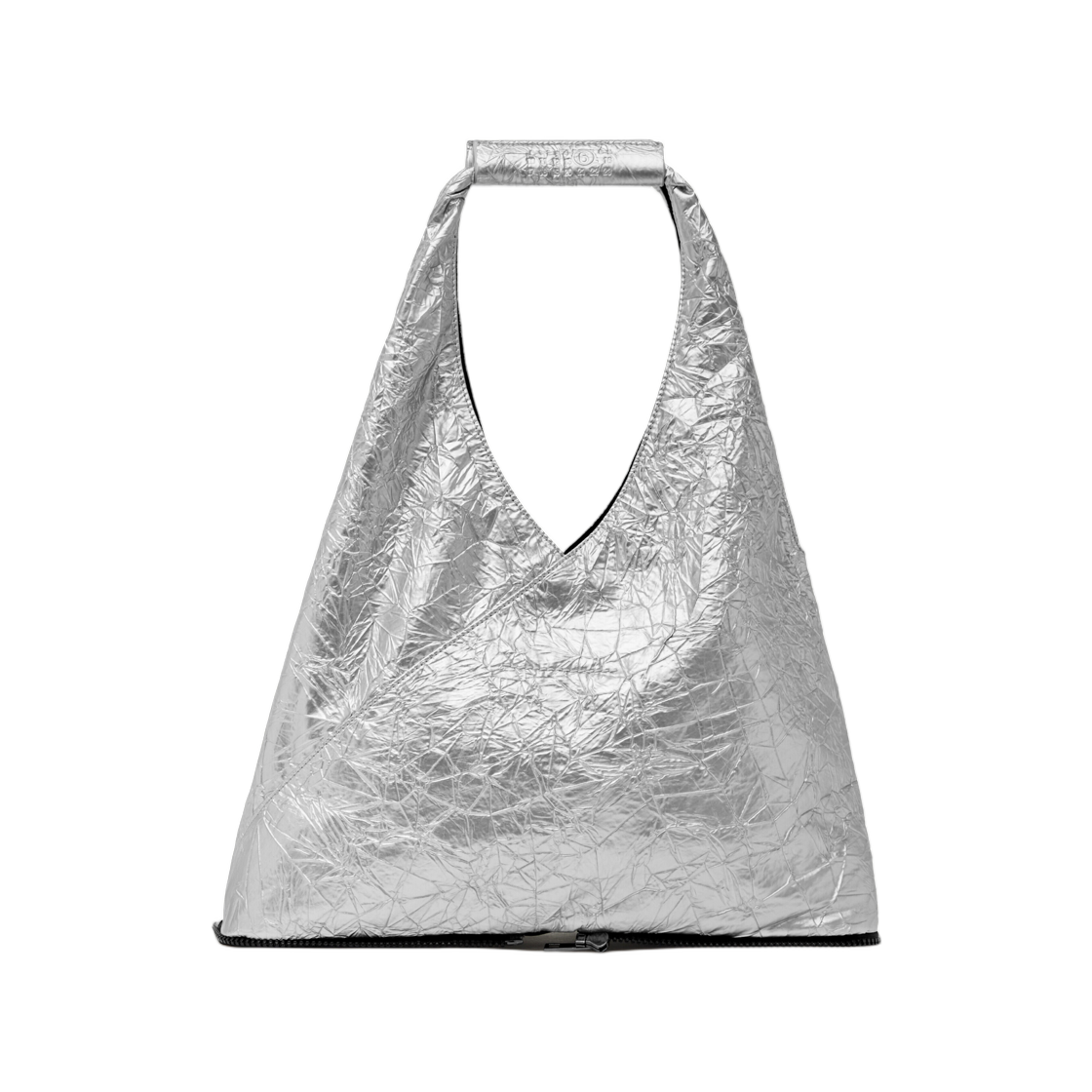 MM6 메종 마르지엘라 재패니즈 백 집 파우치 블랙 실버(MM6 Maison Margiela Japanese Bag Zip Pouch Black Silver) - 3