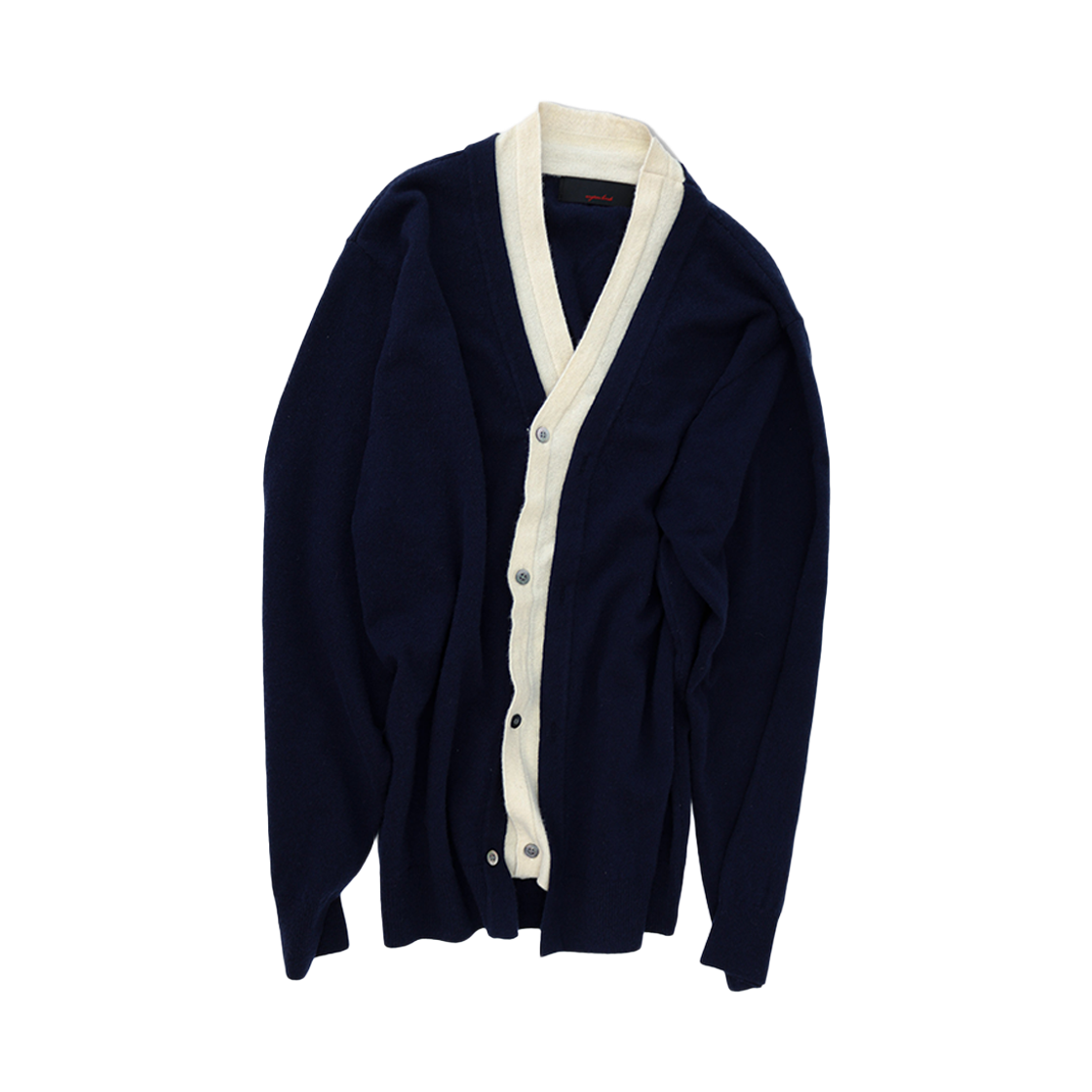 애니타임로릭 아자 브이넥 가디건 네이비(anytimeloreak Aza V-neck Cardigan Navy) - 2