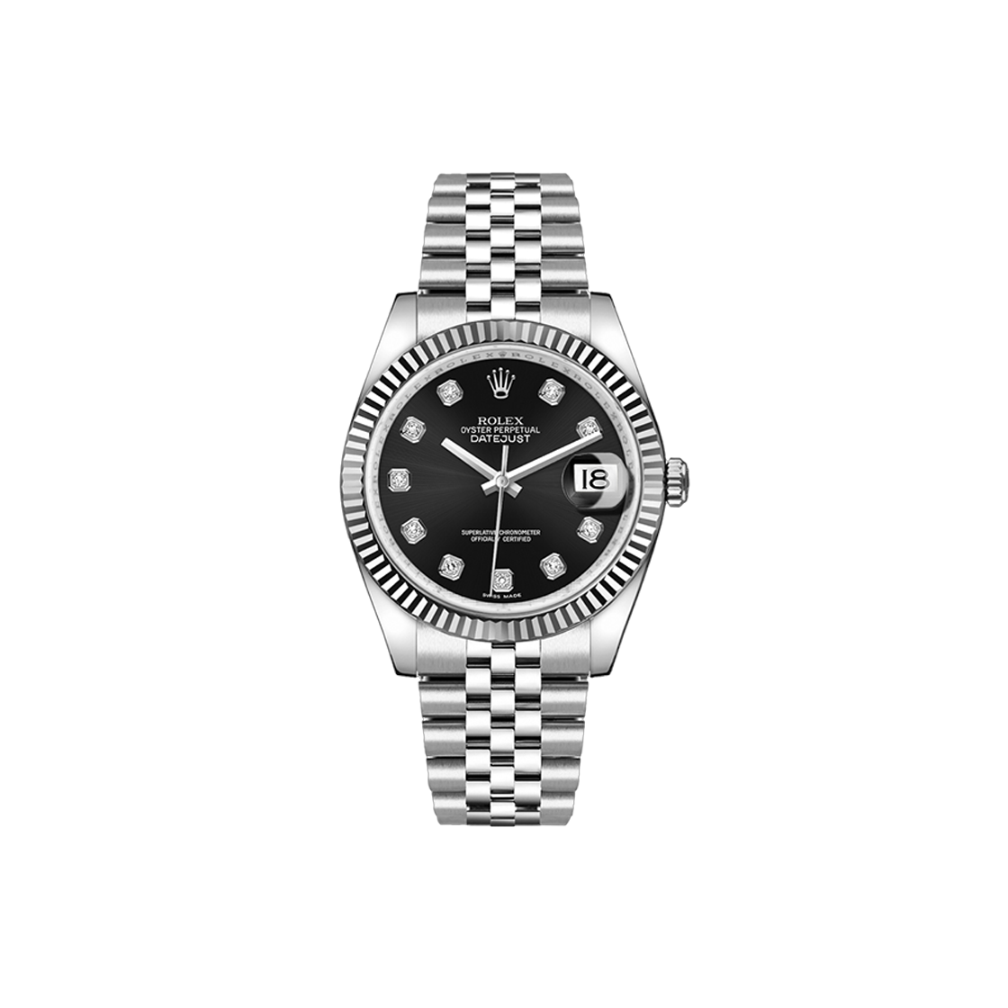 롤렉스 데이저스트 36-116234 블랙 10P 쥬빌리 NO.7122(Rolex Datejust 36 - 116234 Black 10P Jubilee No. 7122)
