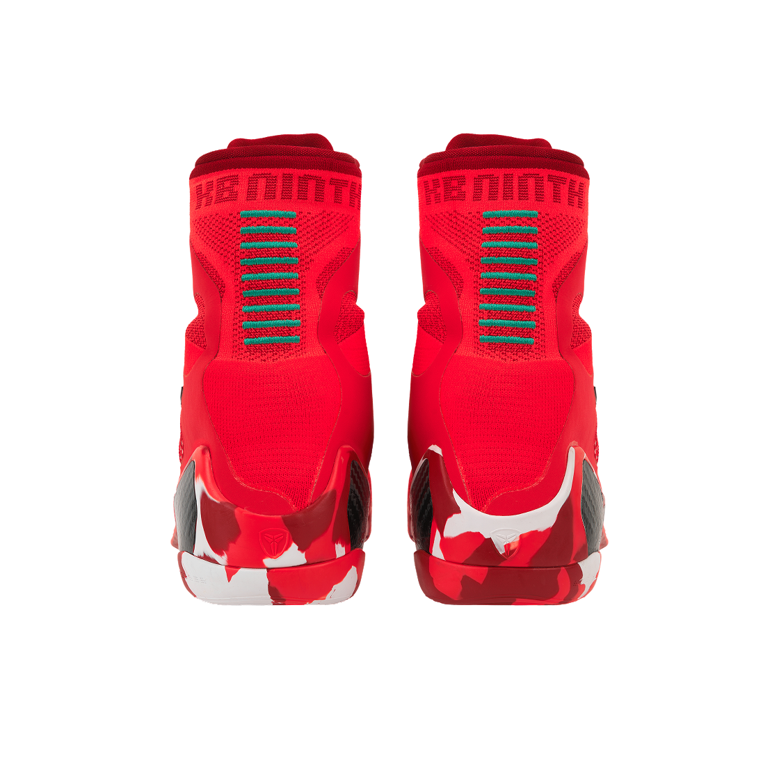 나이키 코비 9 엘리트 하이 프로트로 브라이트 크림슨 앤 에메랄드 그린(Nike Kobe 9 Elite High Protro Bright Crimson and Emerald Green) - 6