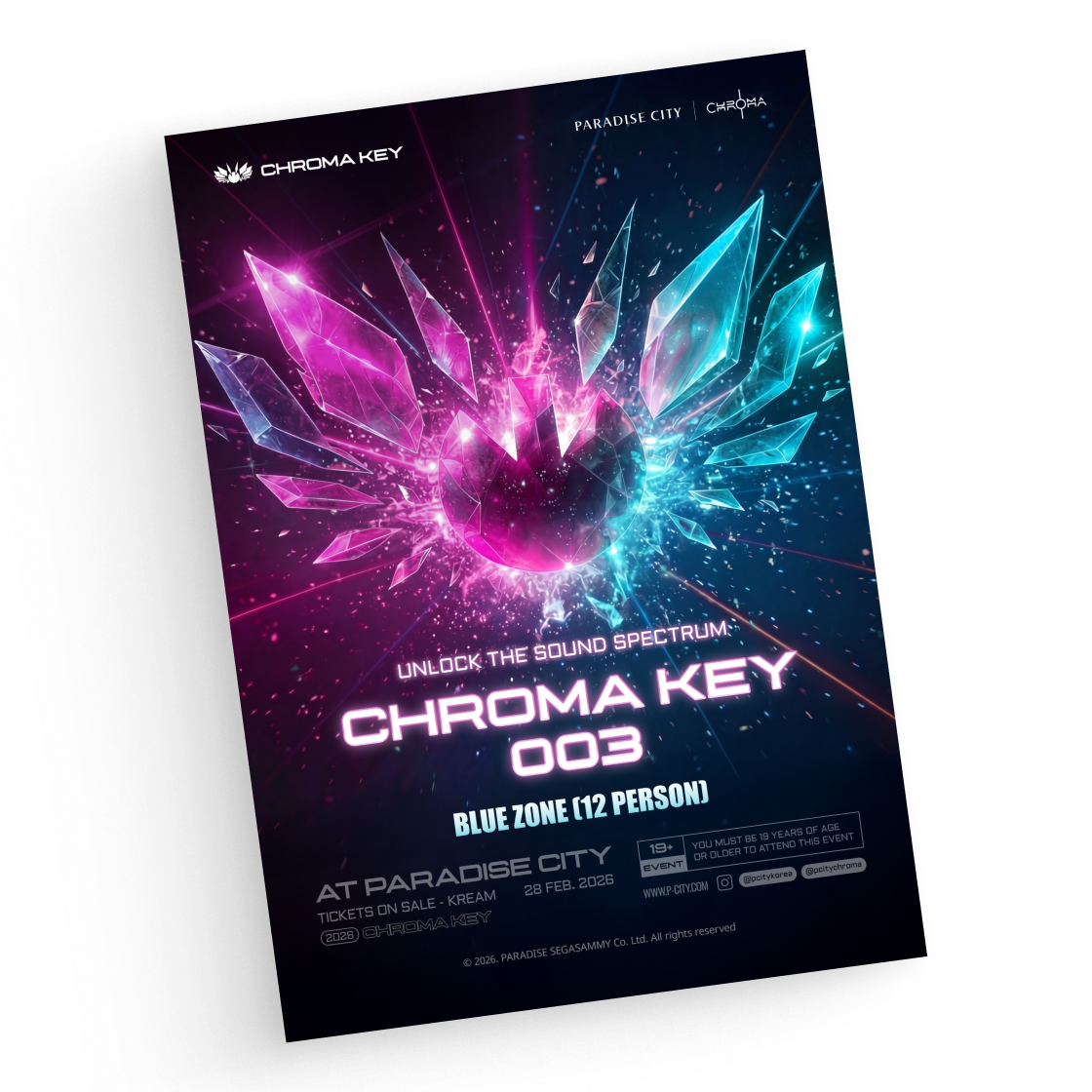 CHROMA03-TK10 BLUE ZONE (CHROMA KEY 003 ZONE) - 12인