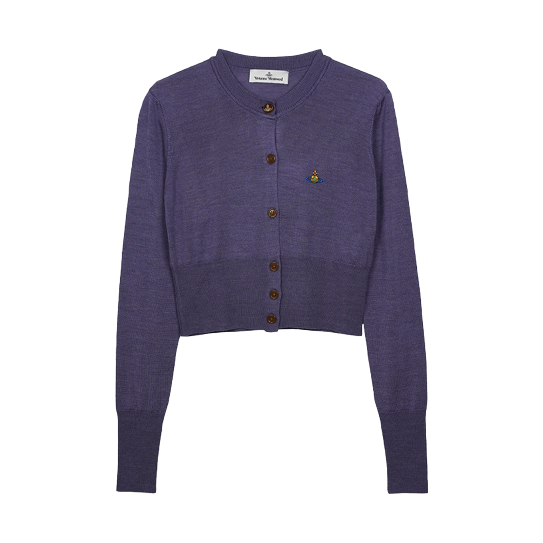 1803002U-Y001A-J402 [20% 쿠폰] (W) Vivienne Westwood Bea Cropped Cardigan Purple
