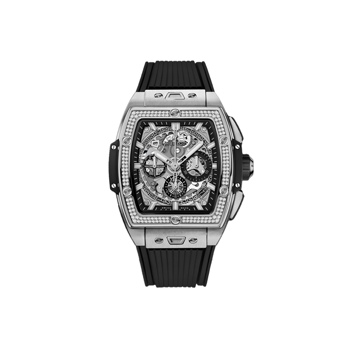 위블로 스피릿오브빅뱅 42-642.NX.0170.RX.1104 베젤다이아 스켈레톤 바 NO.7260(Hublot Spirit of Big Bang 42mm Diamond Bezel Skeleton Watch No. 7260)