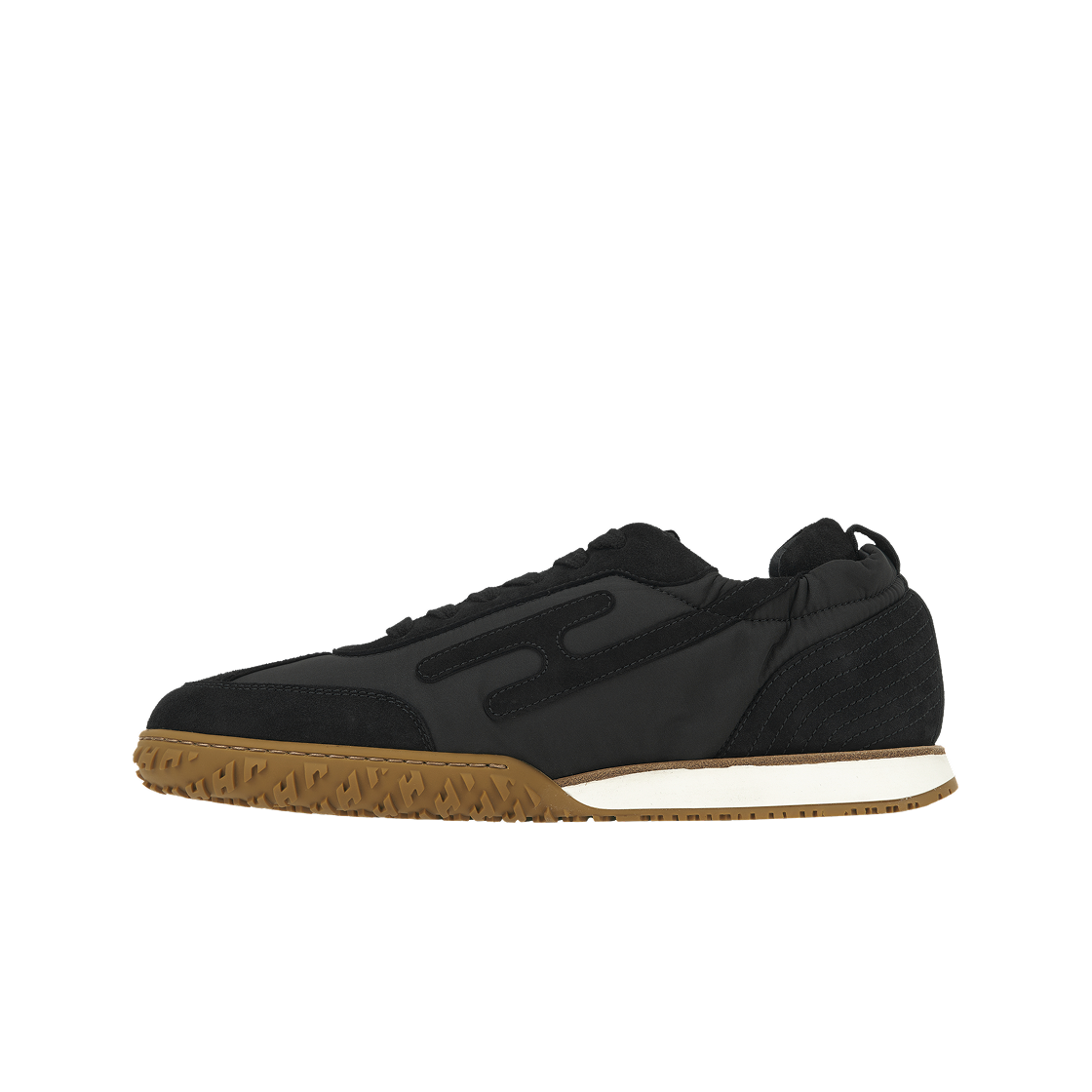 (W) 에르메스 제트 스니커즈 파라슈트 패브릭 스웨이드 고트스킨 & 누아((W) Hermes Jet Sneakers Parachute Fabric Suede Goatskin & Noir) - 3