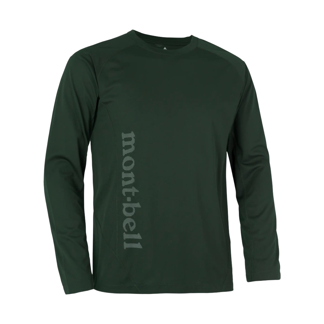 1114837 Montbell Cool Light Long Sleeve T-Shirt Dark Green
