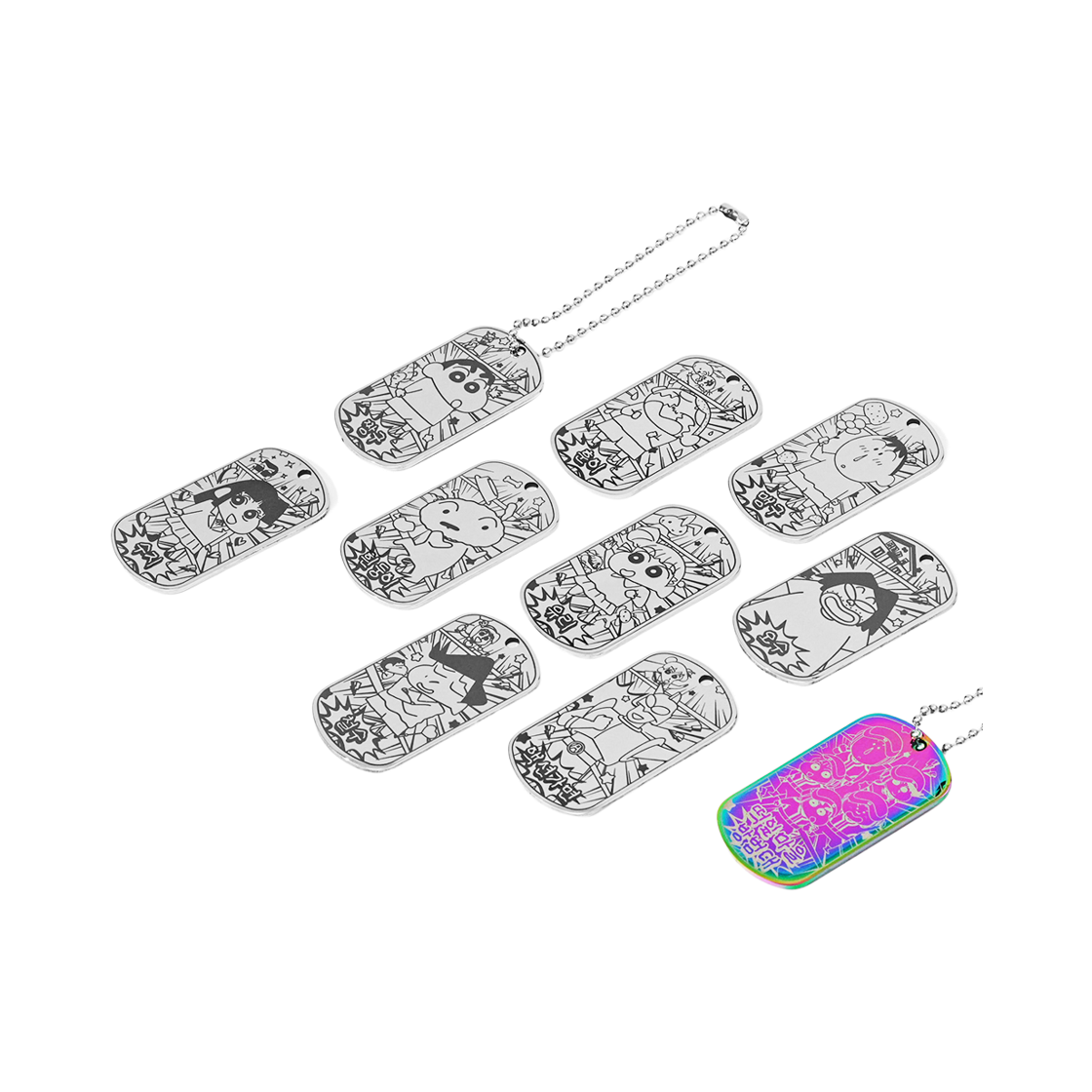 8809571203597 Animore CRAYON SHINCHAN metal keyring