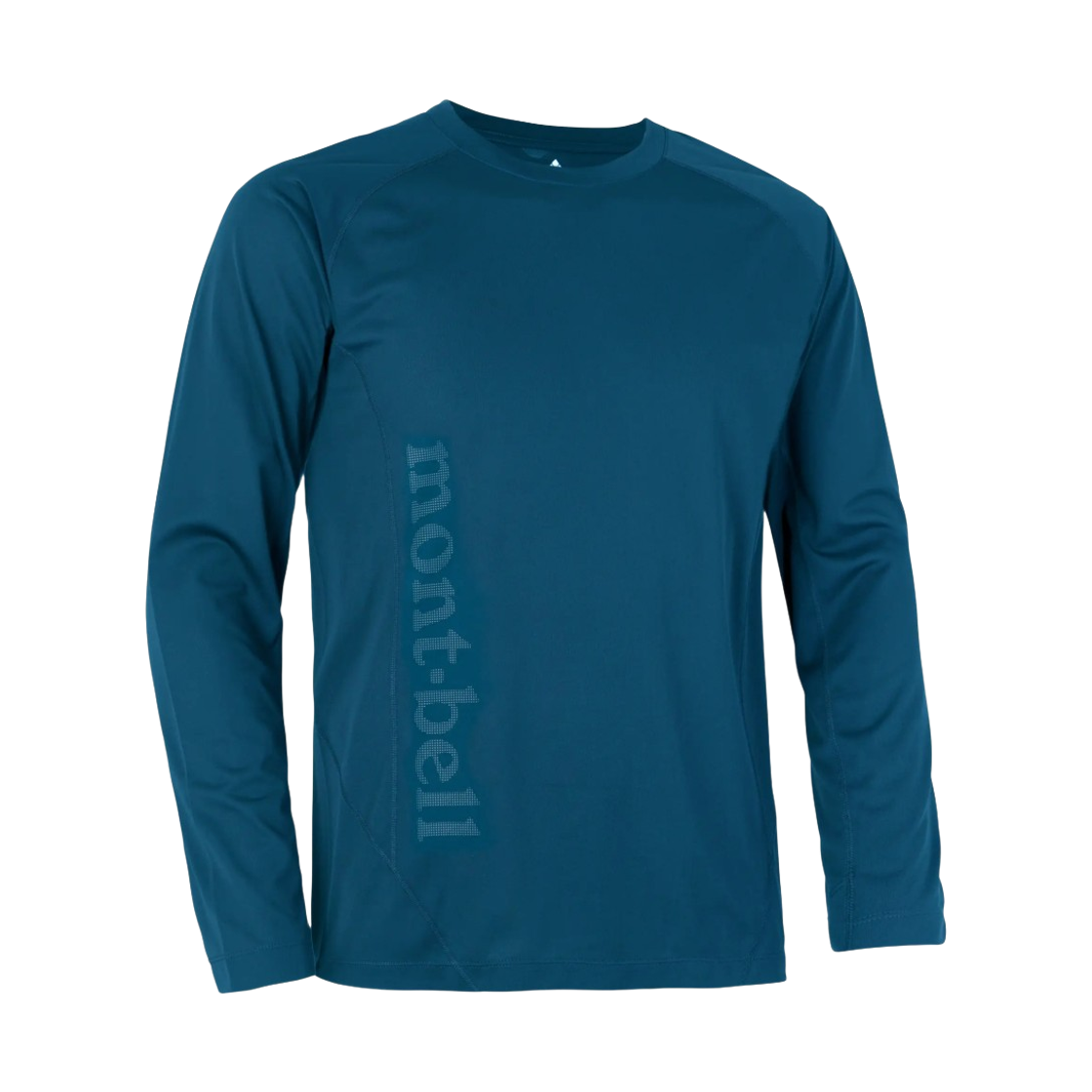 1114837 Montbell Cool Light Long Sleeve T-Shirt Blue Green