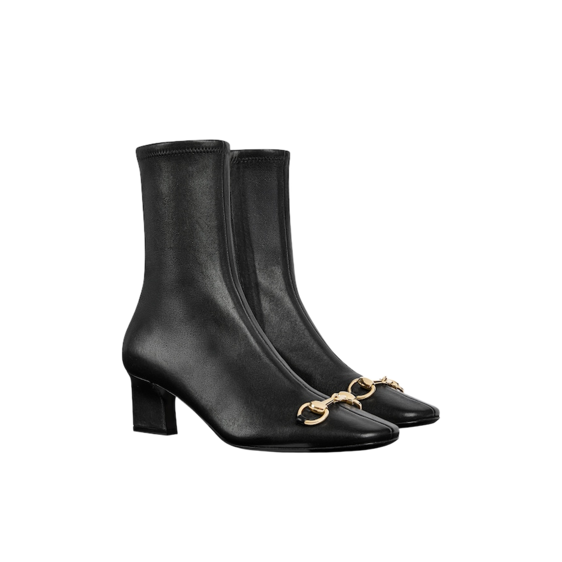 (W) 구찌 시그노리아 부티 블랙((W) Gucci Signoria Booties Black) - 2