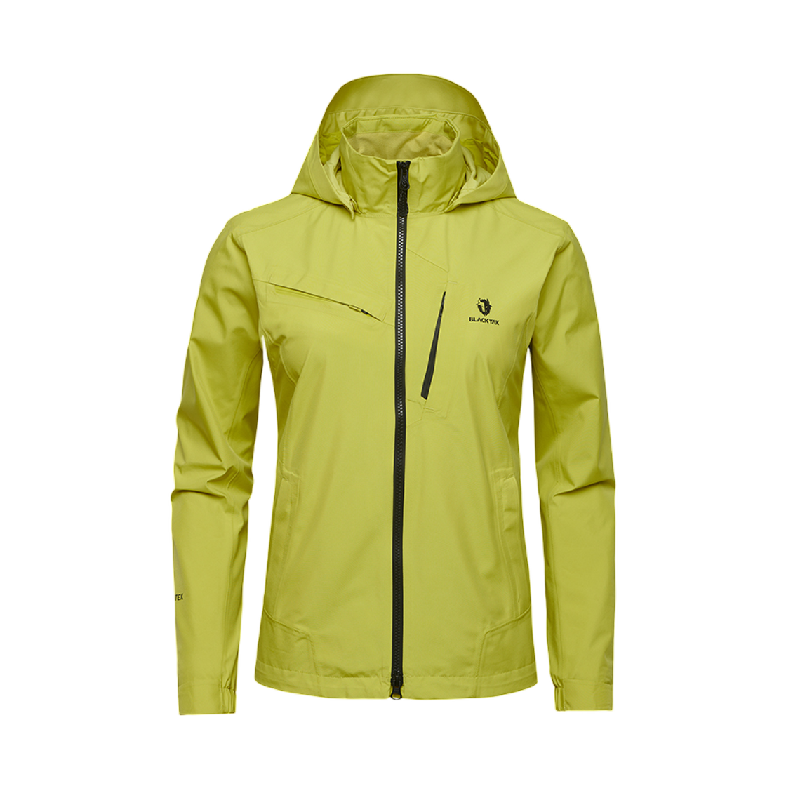 1BYGJSU502LV (W) Black Yak Chava Gore-Tex Jacket Lime Olive