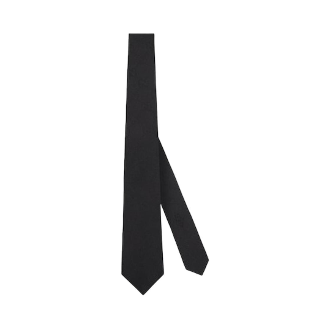 861299-4E600-1000 Gucci GG Silk Cotton Tie Black