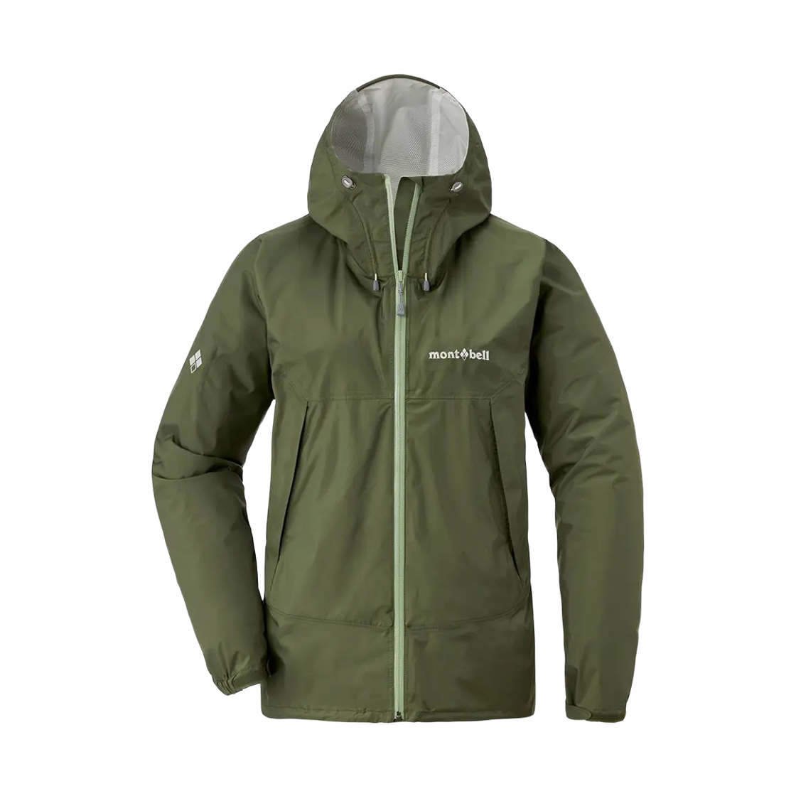1128662 (W) Montbell Rain Hiker Jacket Olive