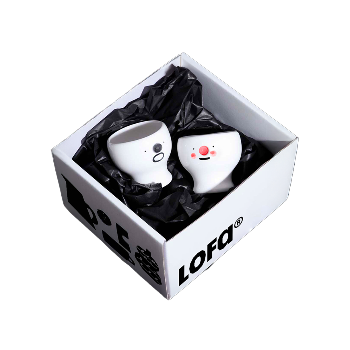 [3% 적립] 로파서울 코몽이 소주잔 세트 (2P) 기프트 세트([3% 적립] LOFA SEOUL Komong Soju Glass Set (2P) Gift SET)