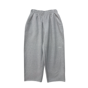 Undermycar Mu.163 Classic Logo Baggy Fit Sweat Pants Melange Gray