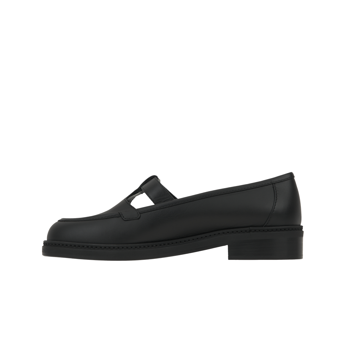 (W) 샤넬 로퍼 카프스킨 & 블랙((W) Chanel Loafers Calfskin & Black) - 3