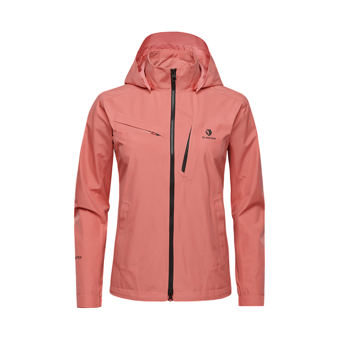 1BYGJSU502CP (W) Black Yak Chava Gore-Tex Jacket Coral Pink